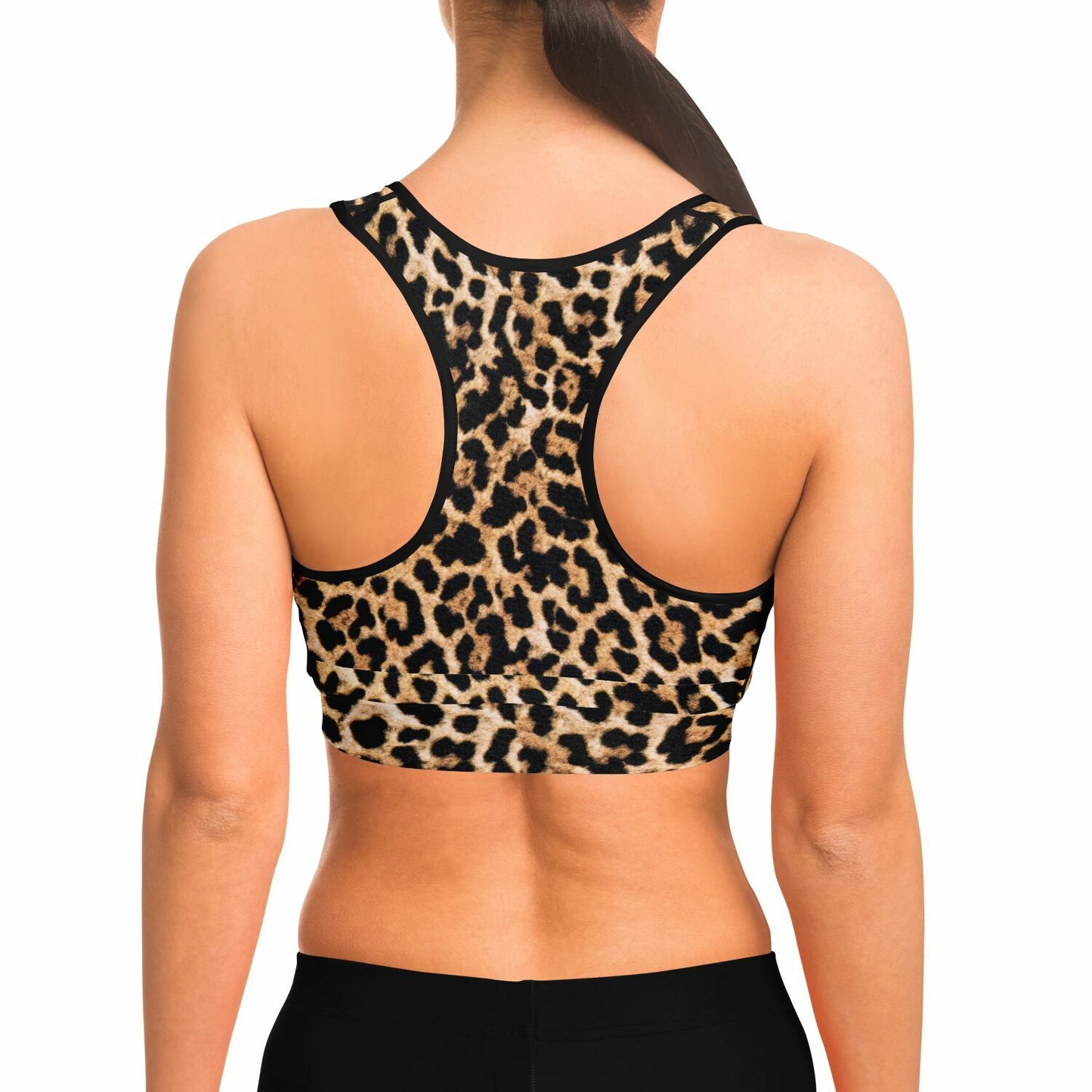 Sports Bra-Leopard