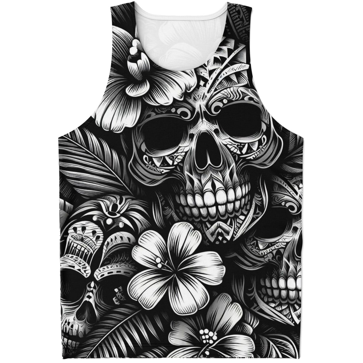 Skull tribal Tank Top