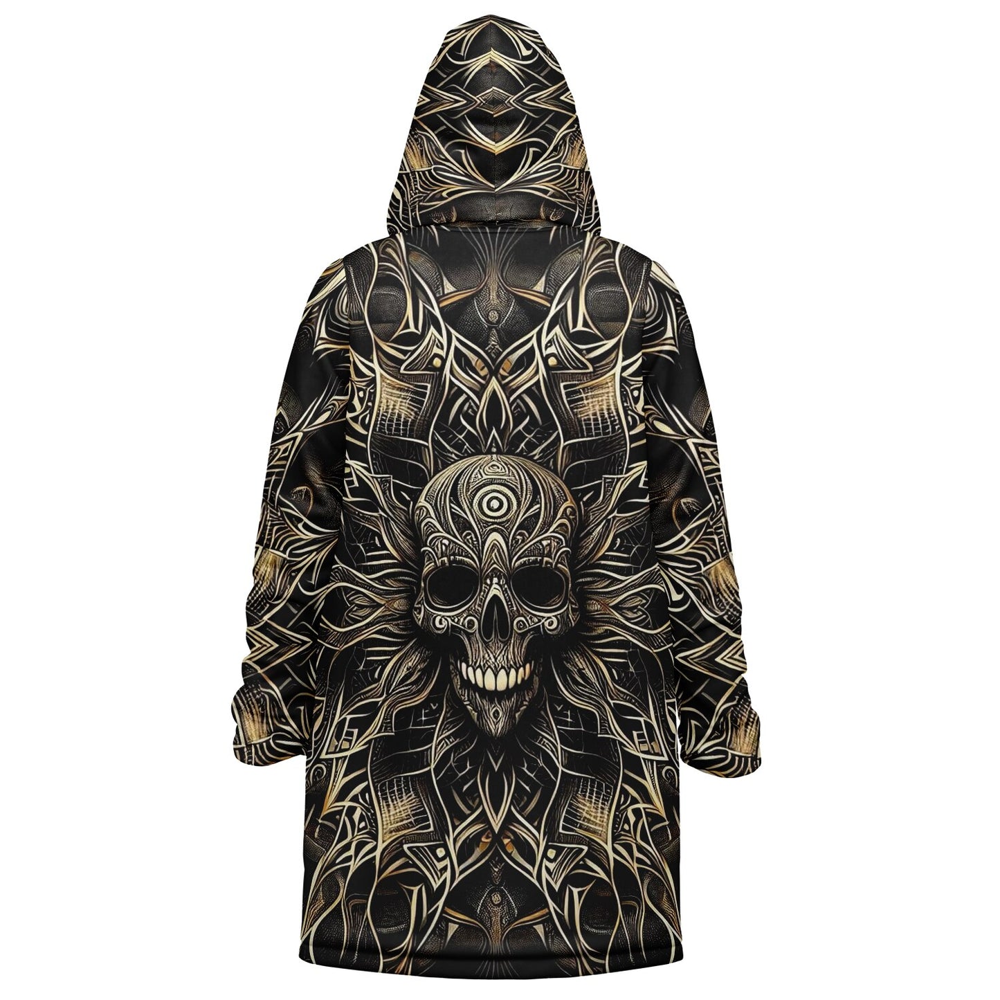 Mystic Skull Zip up Cloak