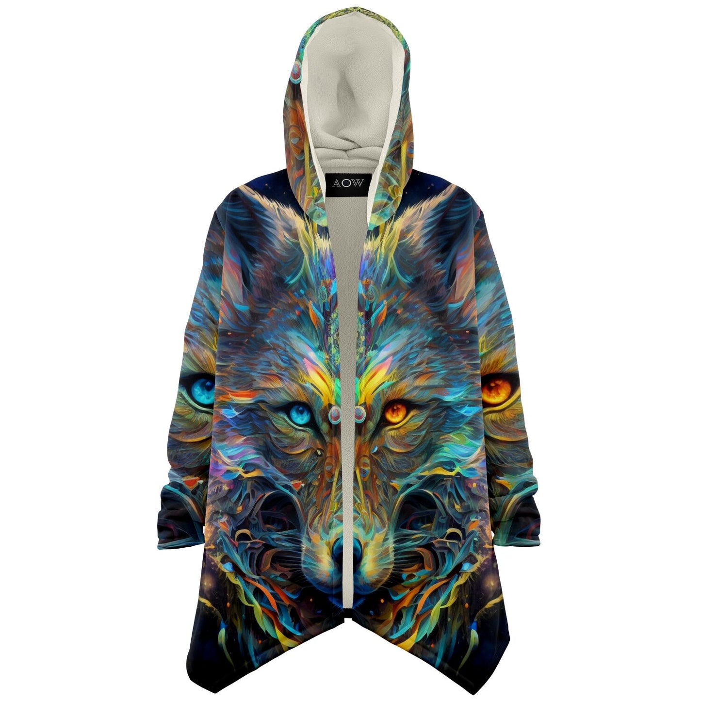 PSYCADELLIC WOLF cloak