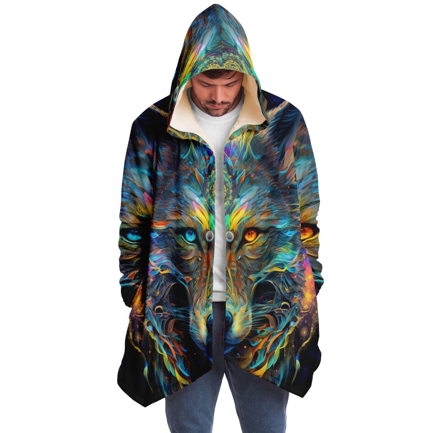 PSYCADELLIC WOLF cloak