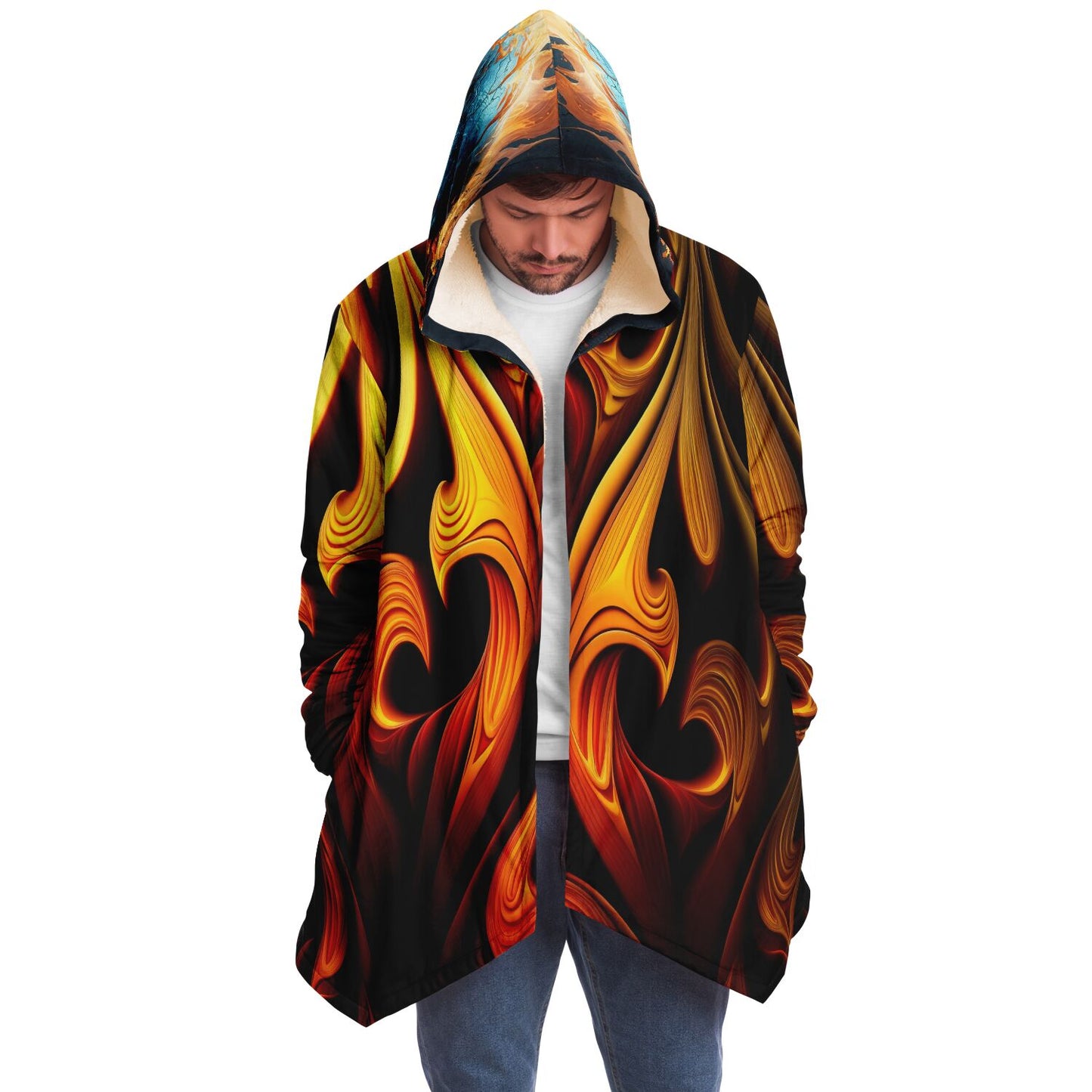 Fire Hooded Cloak copy