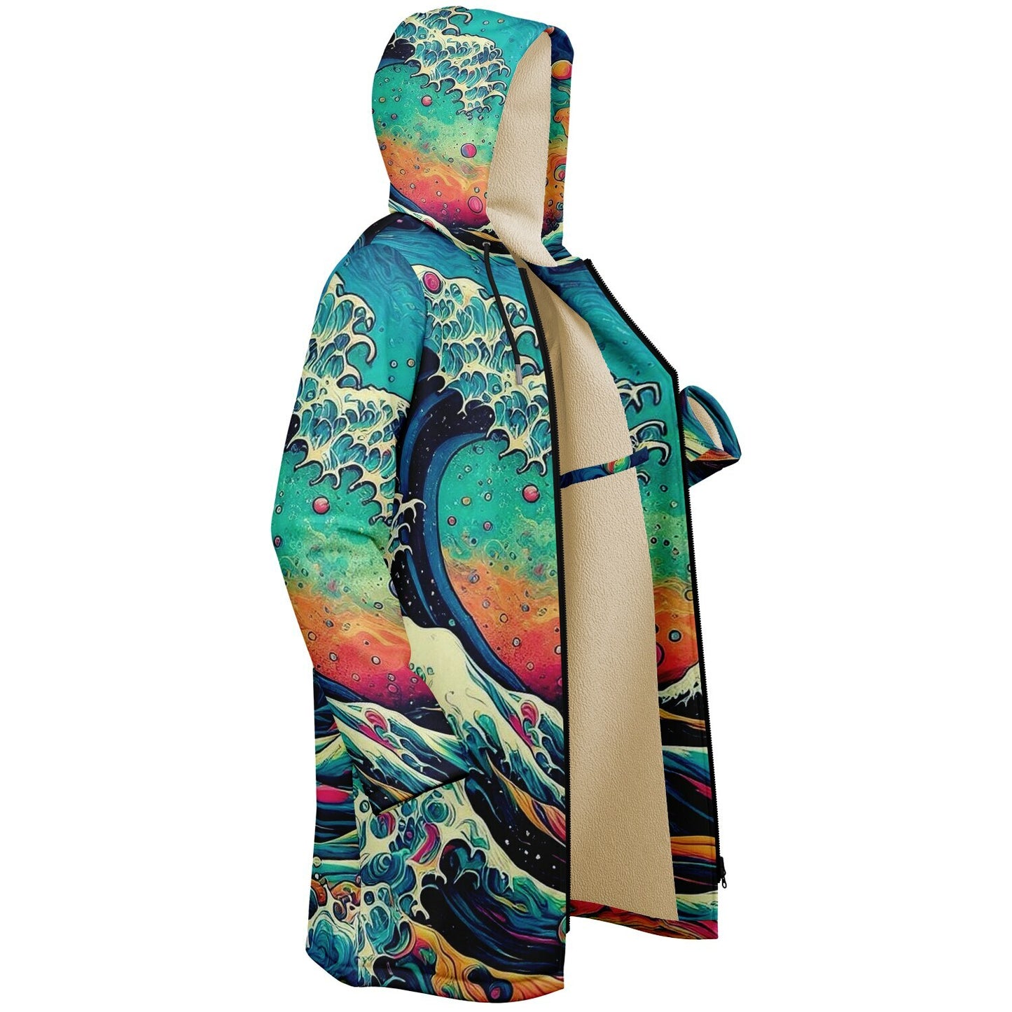 Ocean Zip up Cloak