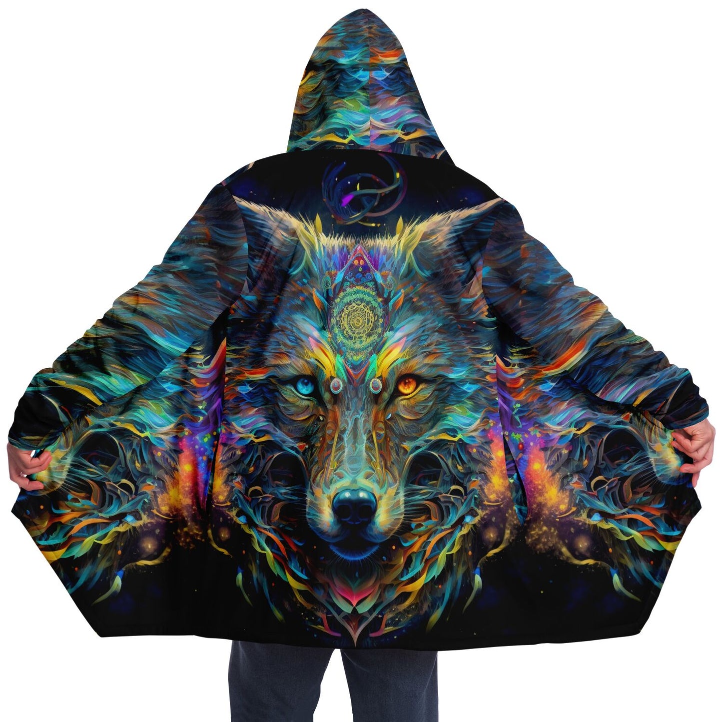 PSYCADELLIC WOLF cloak