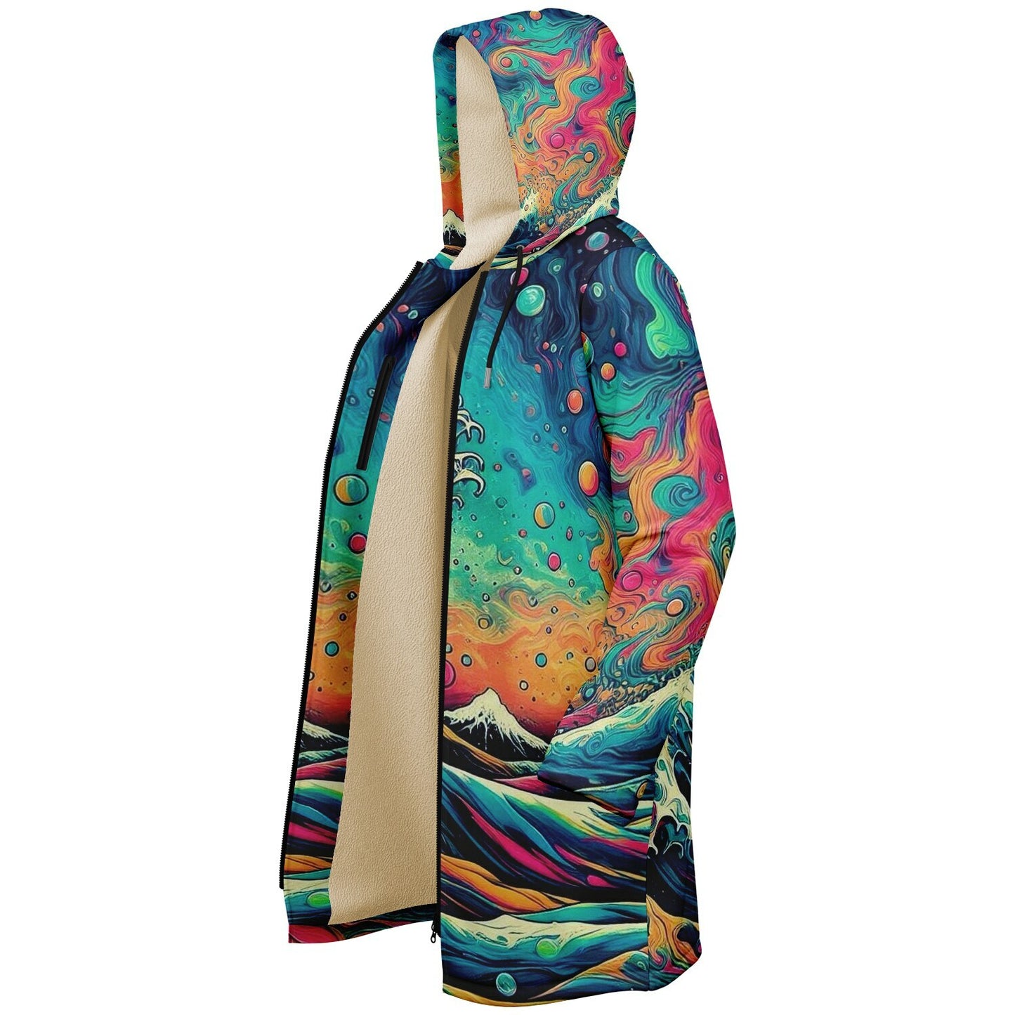 Ocean Zip up Cloak