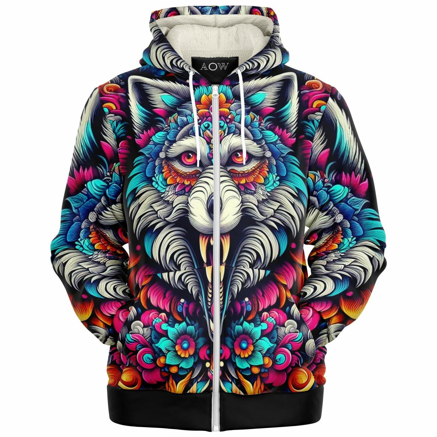 Psycadelic Wolf Head