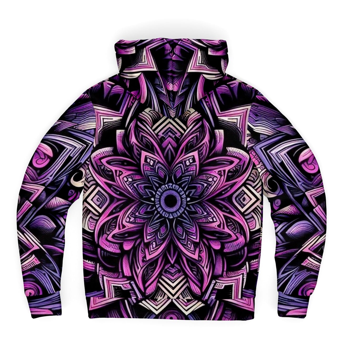 Amethyst Bloom Zip Up Hoodie