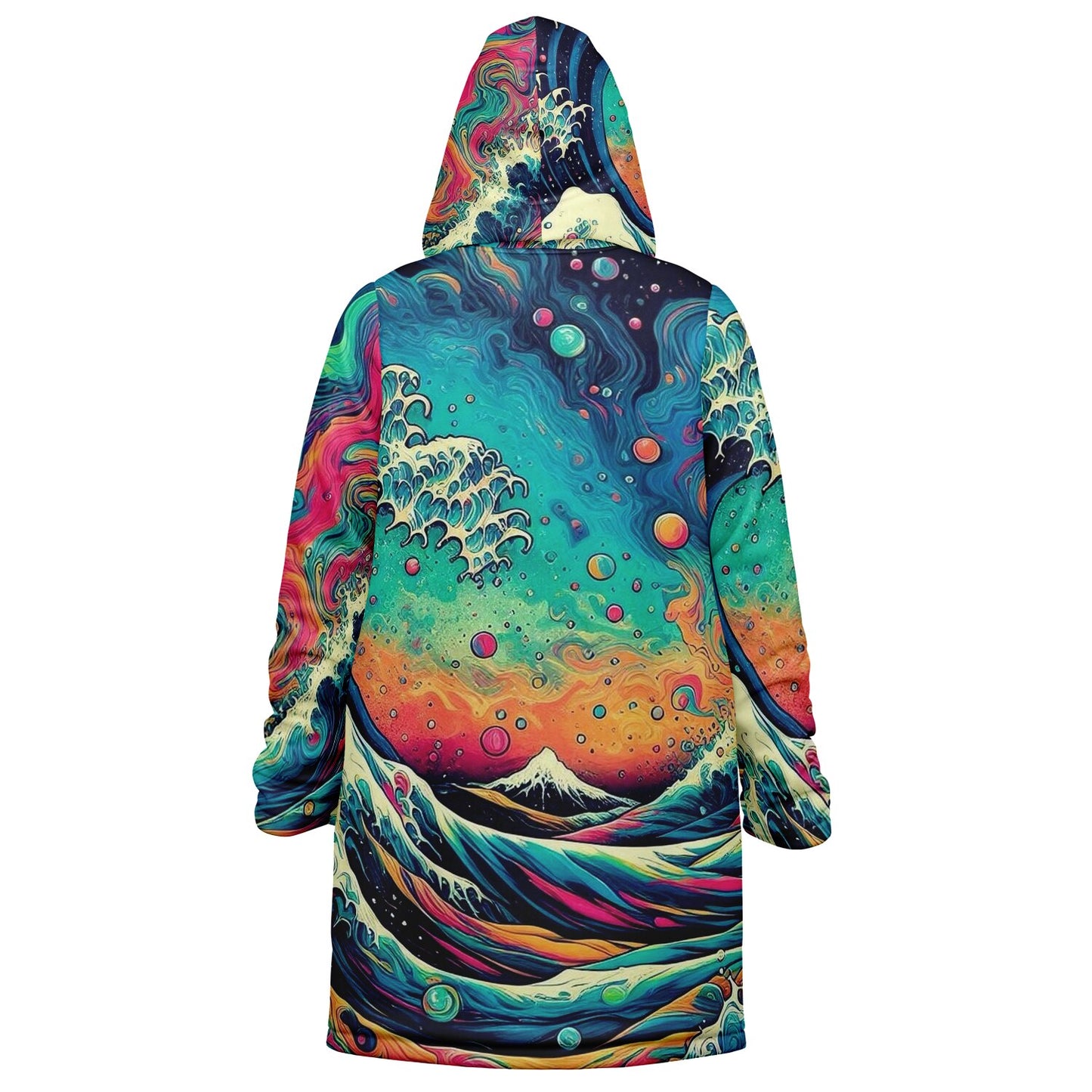 Ocean Zip up Cloak