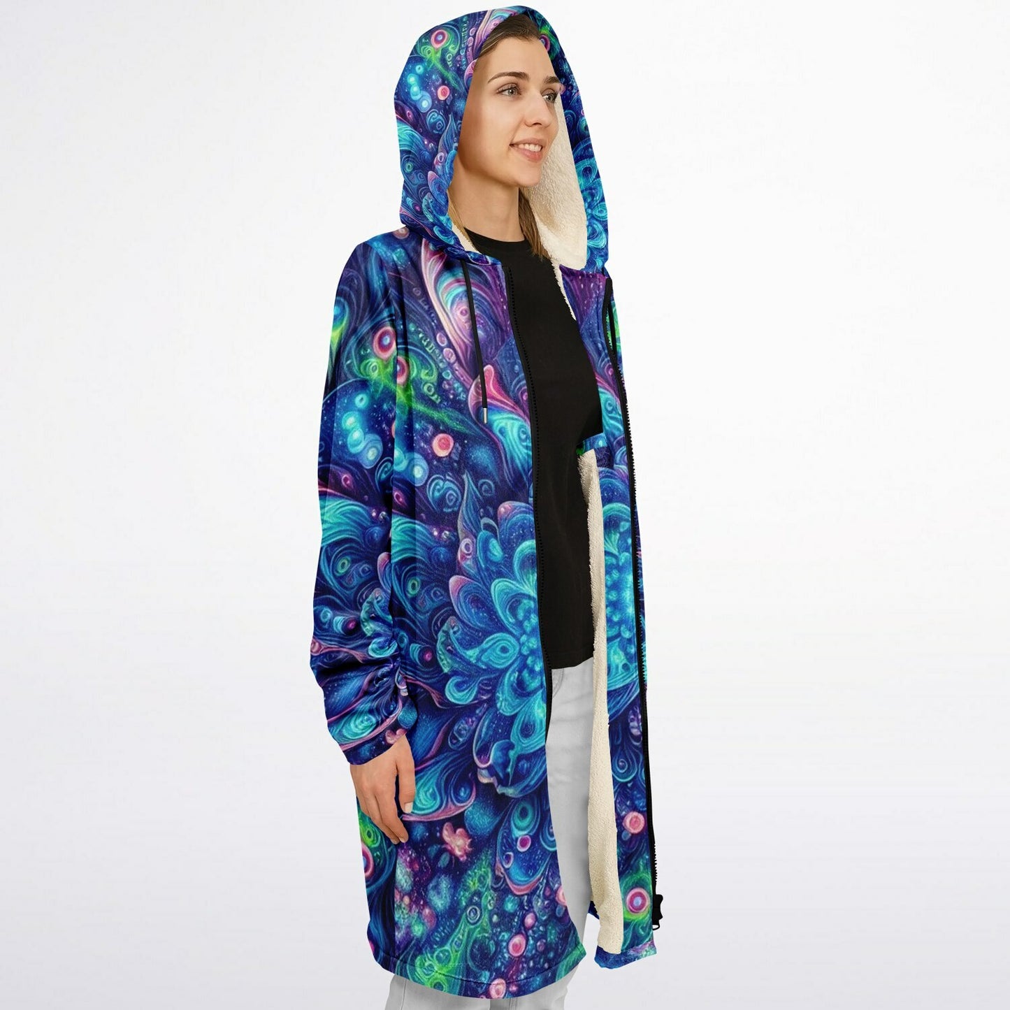 Mystic Mirage Zip Up Cloak