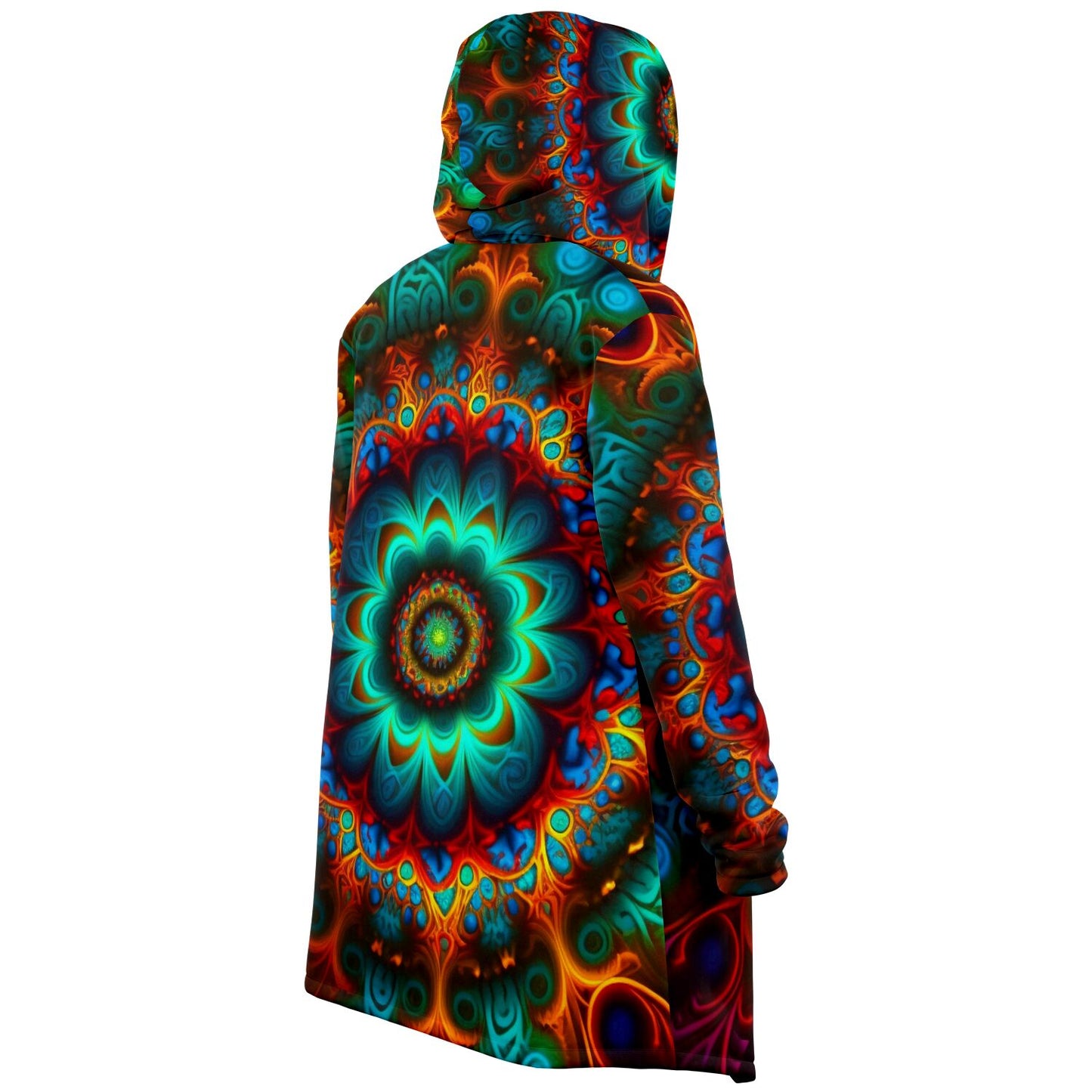 Mandala Flower Hooded Cloak