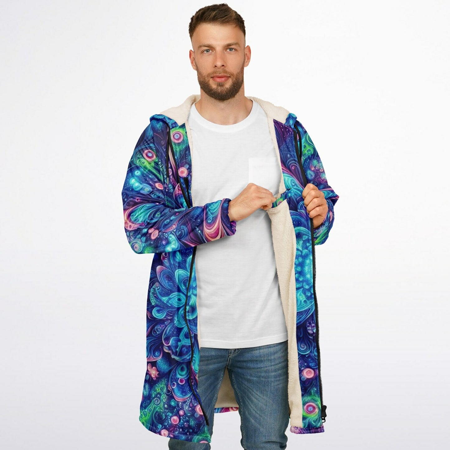 Mystic Mirage Zip Up Cloak