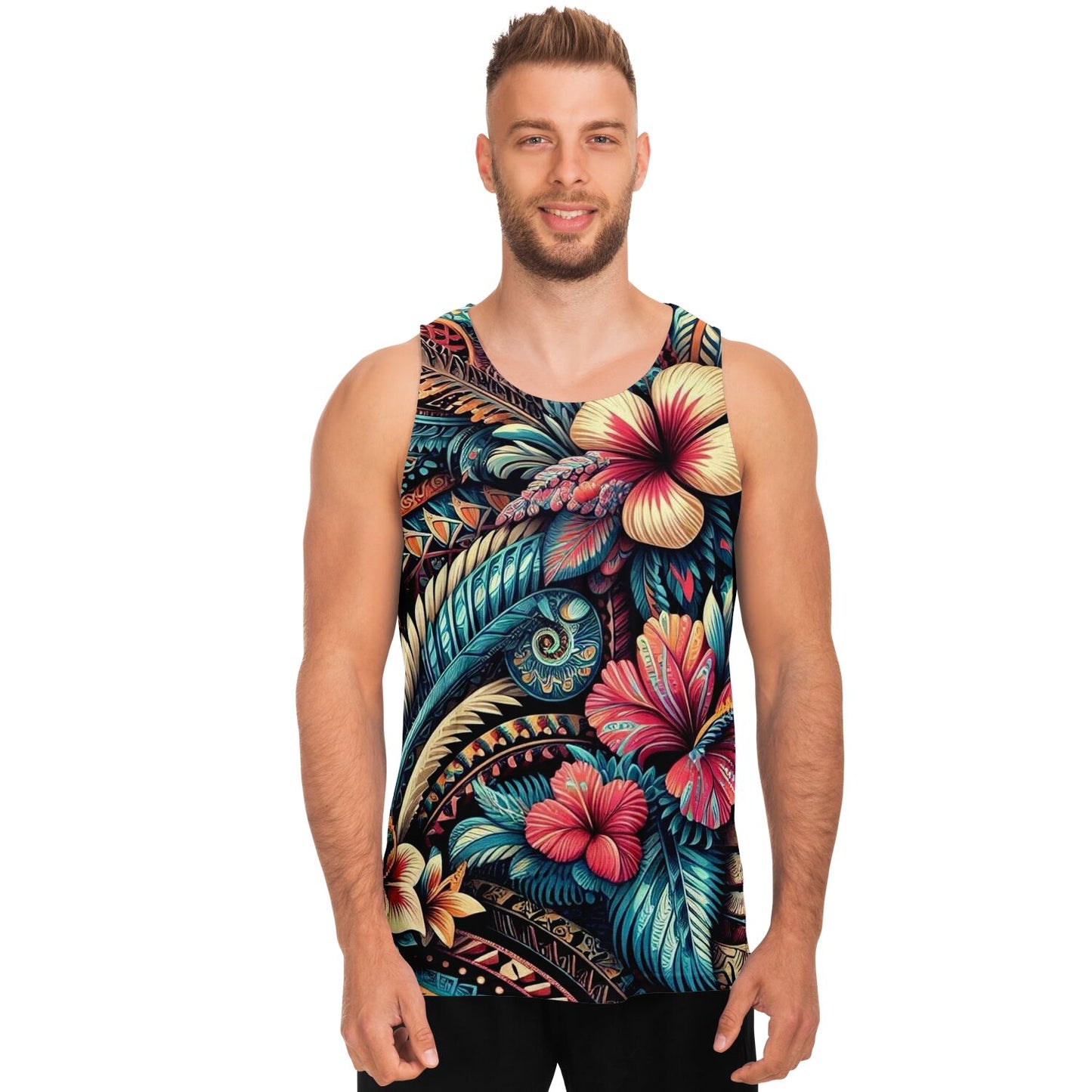 Flower tribal Tank Top