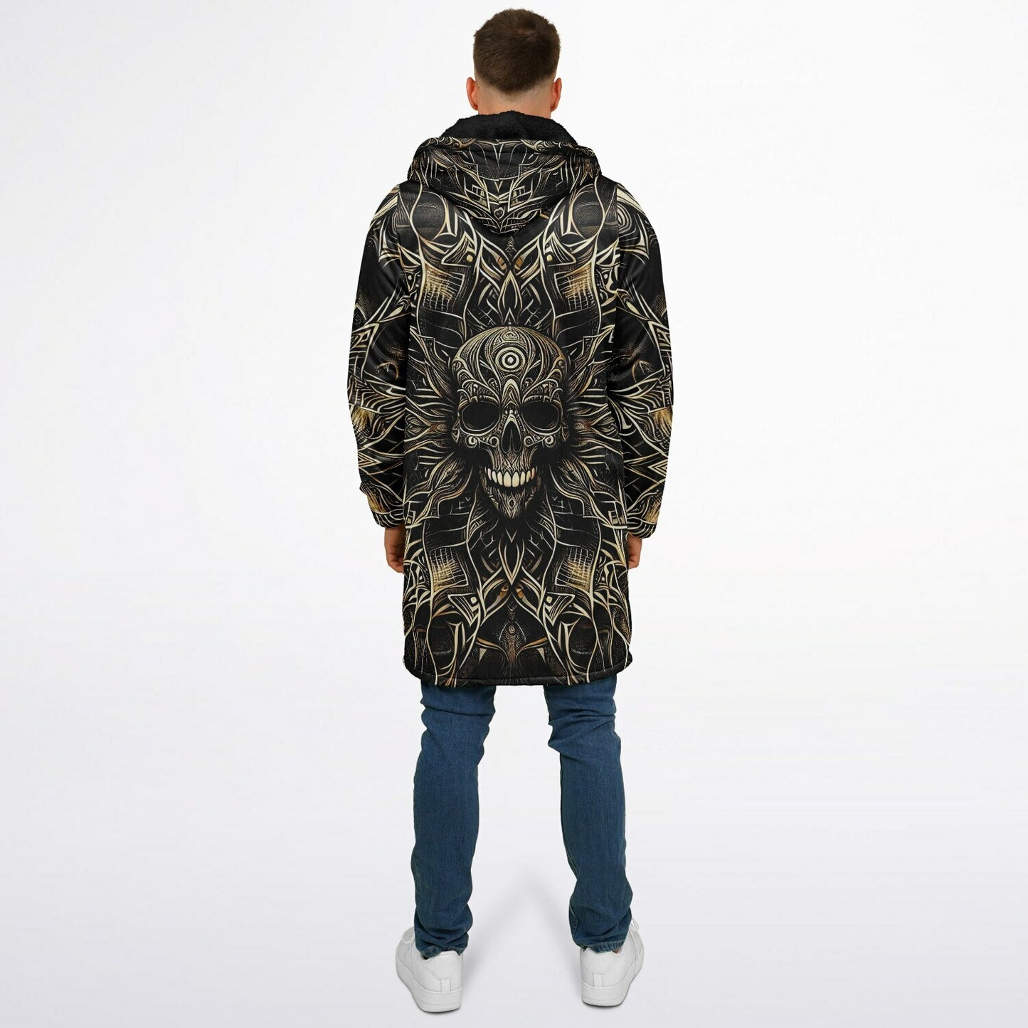 Mystic Skull Zip up Cloak