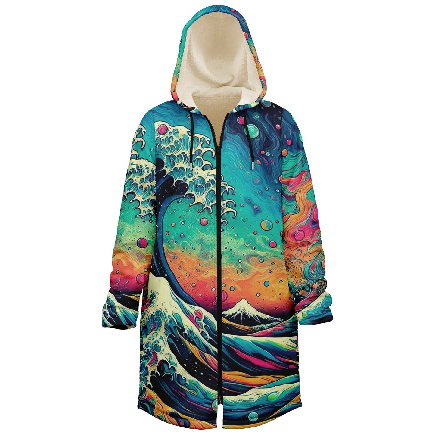 Ocean Zip up Cloak