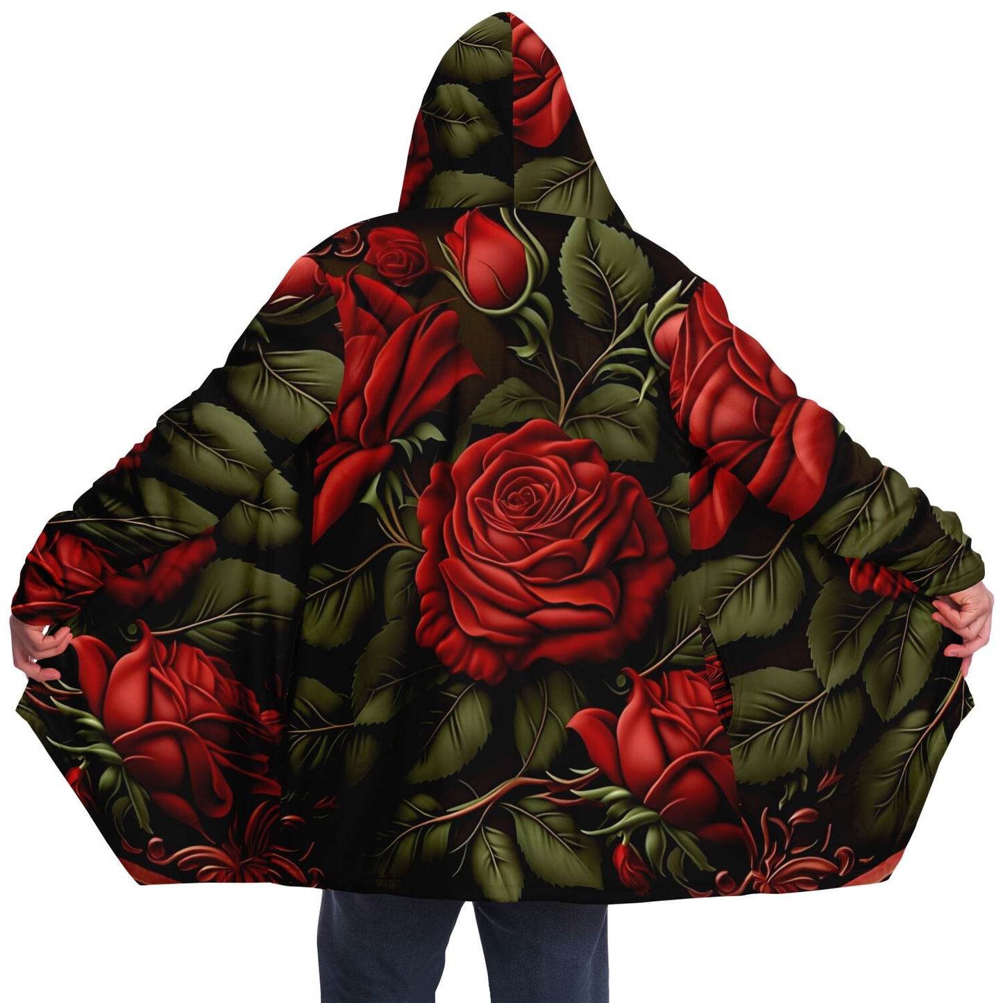 Rose Cloak Hooded Cloak