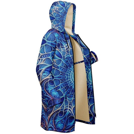 Blue Mirage Zip Up Cloak