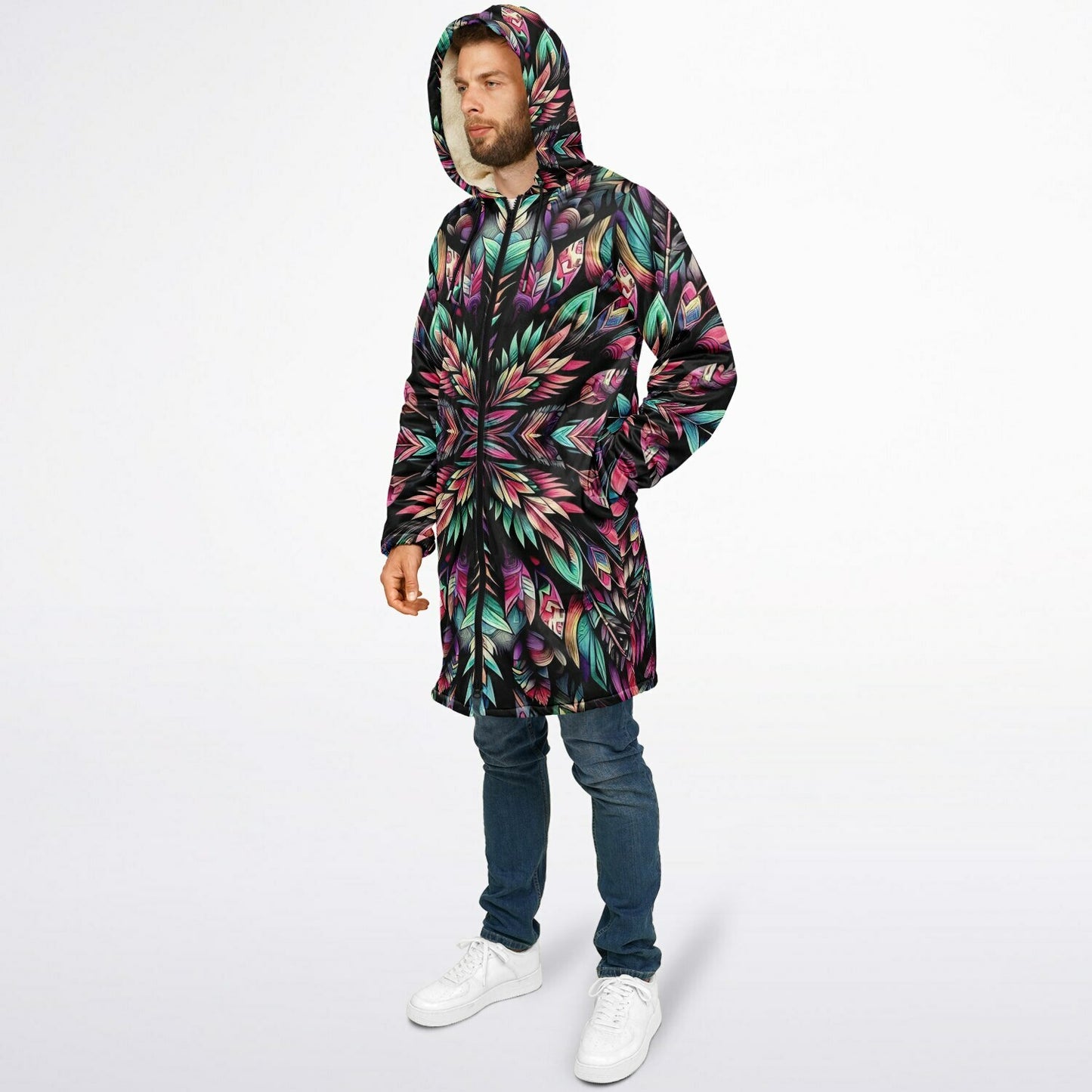 GEO Zip up Cloak