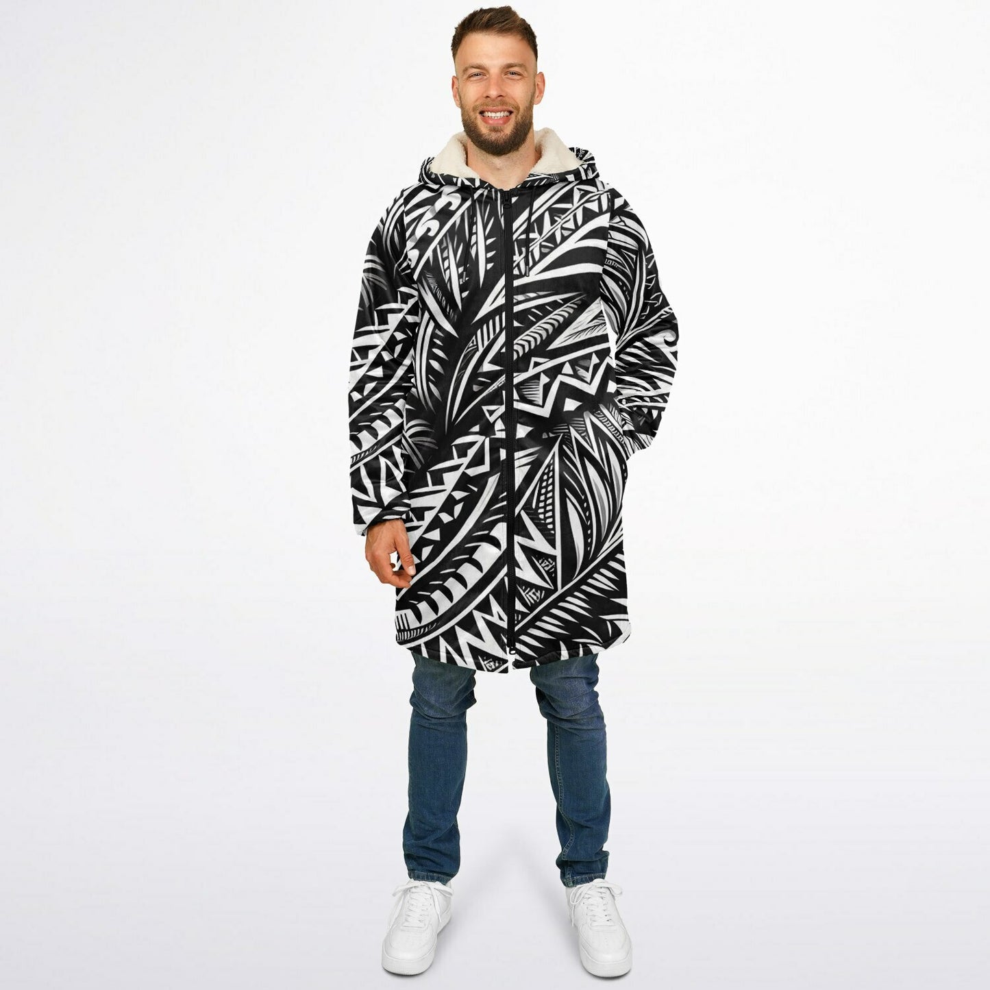 Tribal Zip Up Cloak