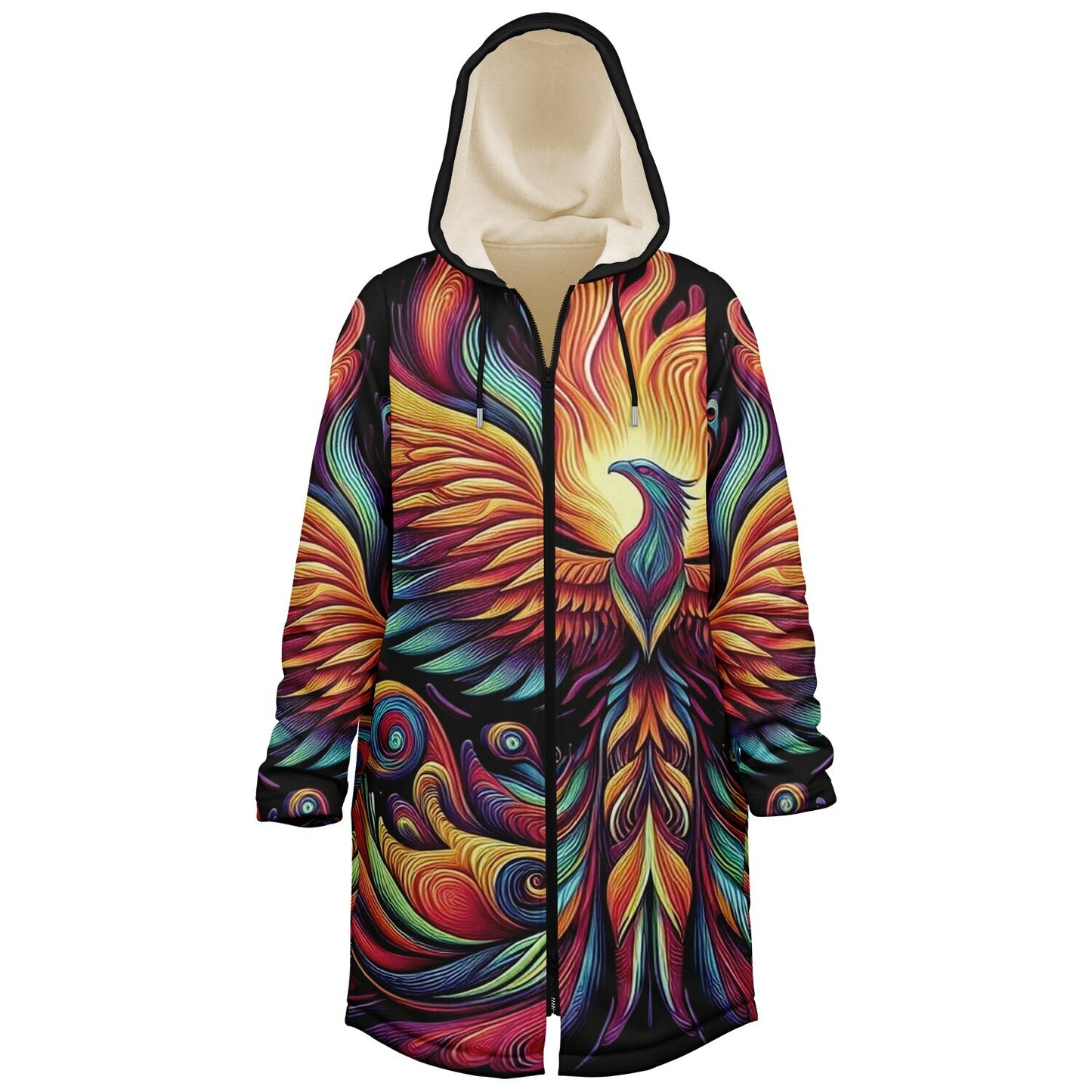 Fire Bird Zip up Cloak