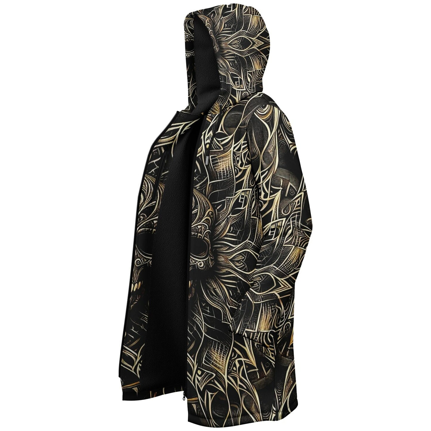 Mystic Skull Zip up Cloak