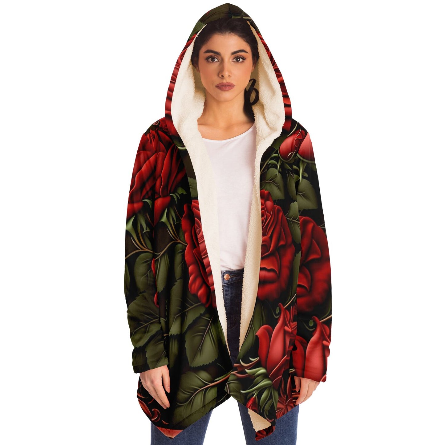 Rose Cloak Hooded Cloak