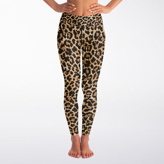 Yoga Leggings -  Leopard