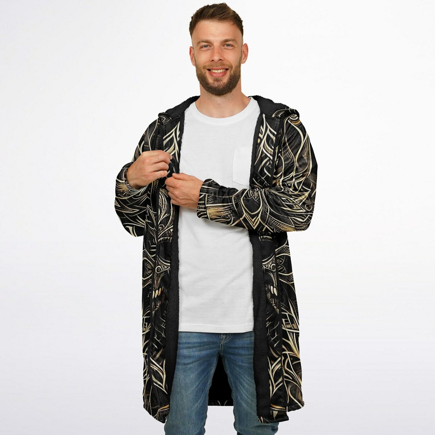 Mystic Skull Zip up Cloak