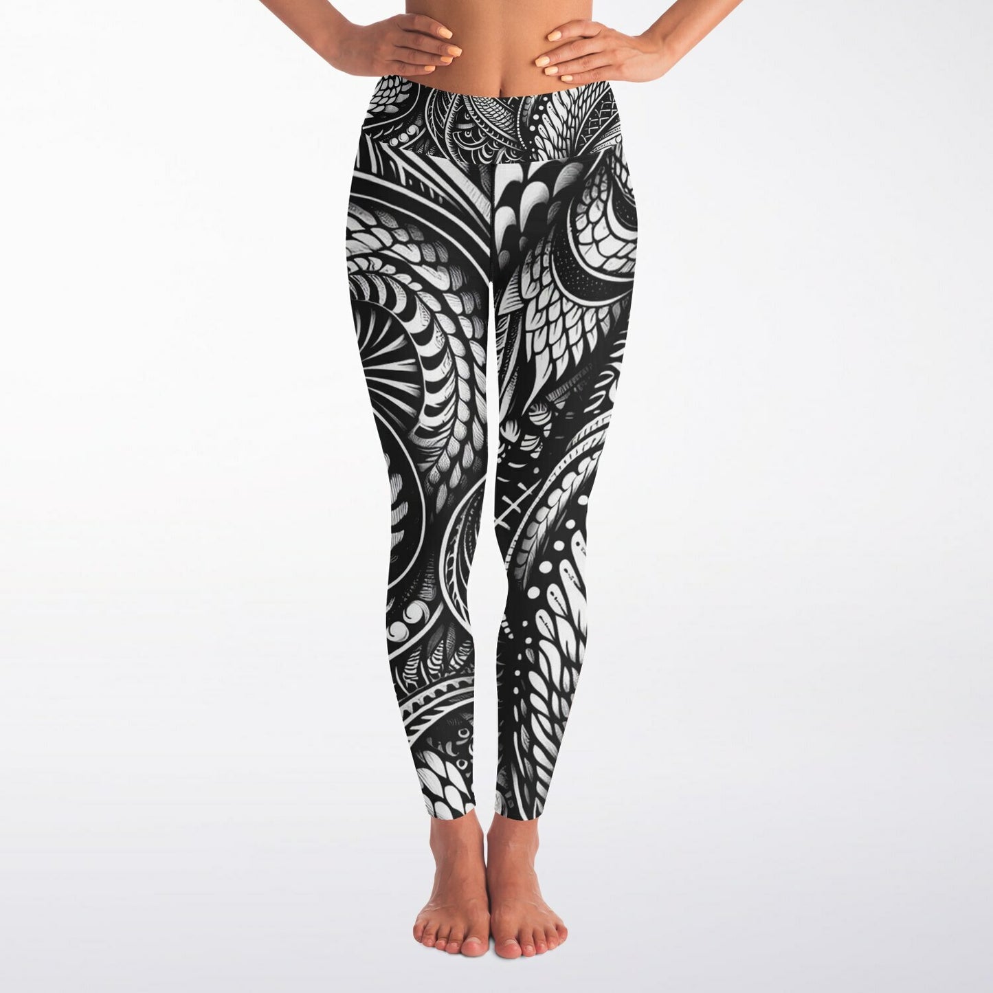 Yoga Leggings  Dragon