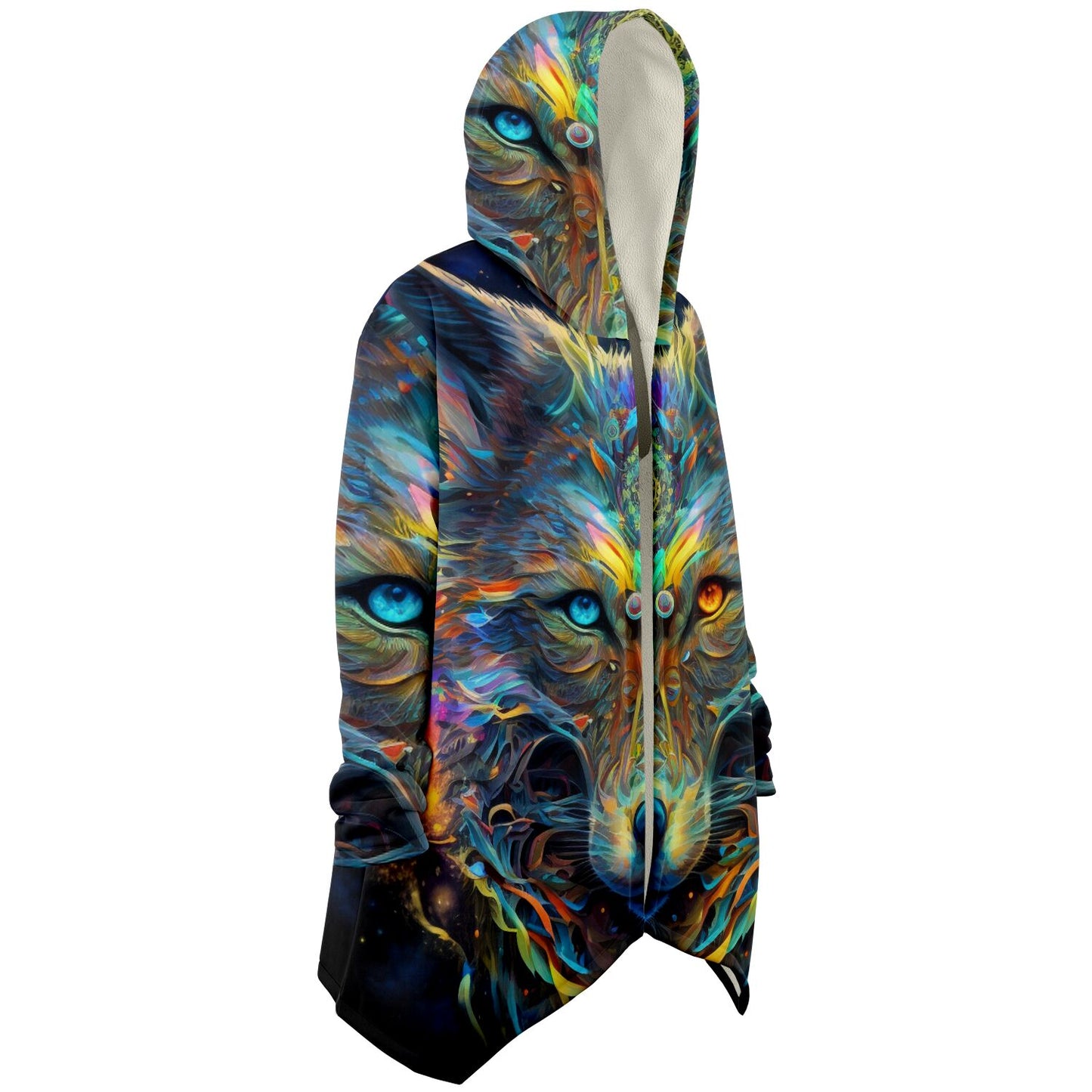 PSYCADELLIC WOLF cloak