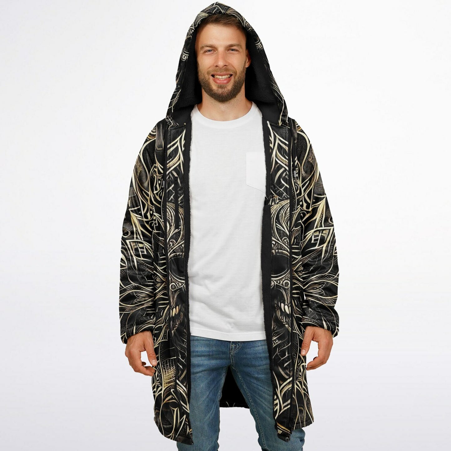 Mystic Skull Zip up Cloak