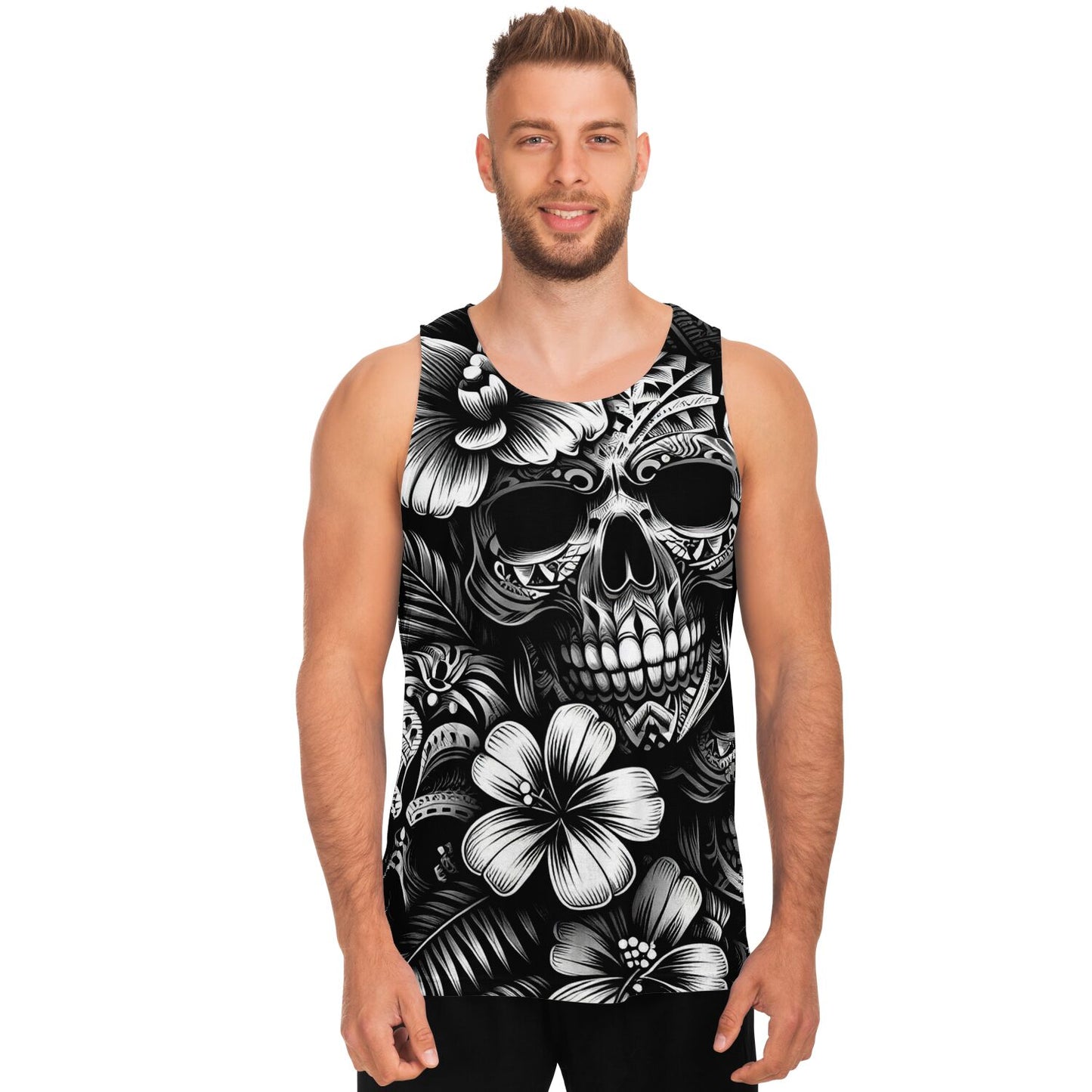 Skull tribal Tank Top