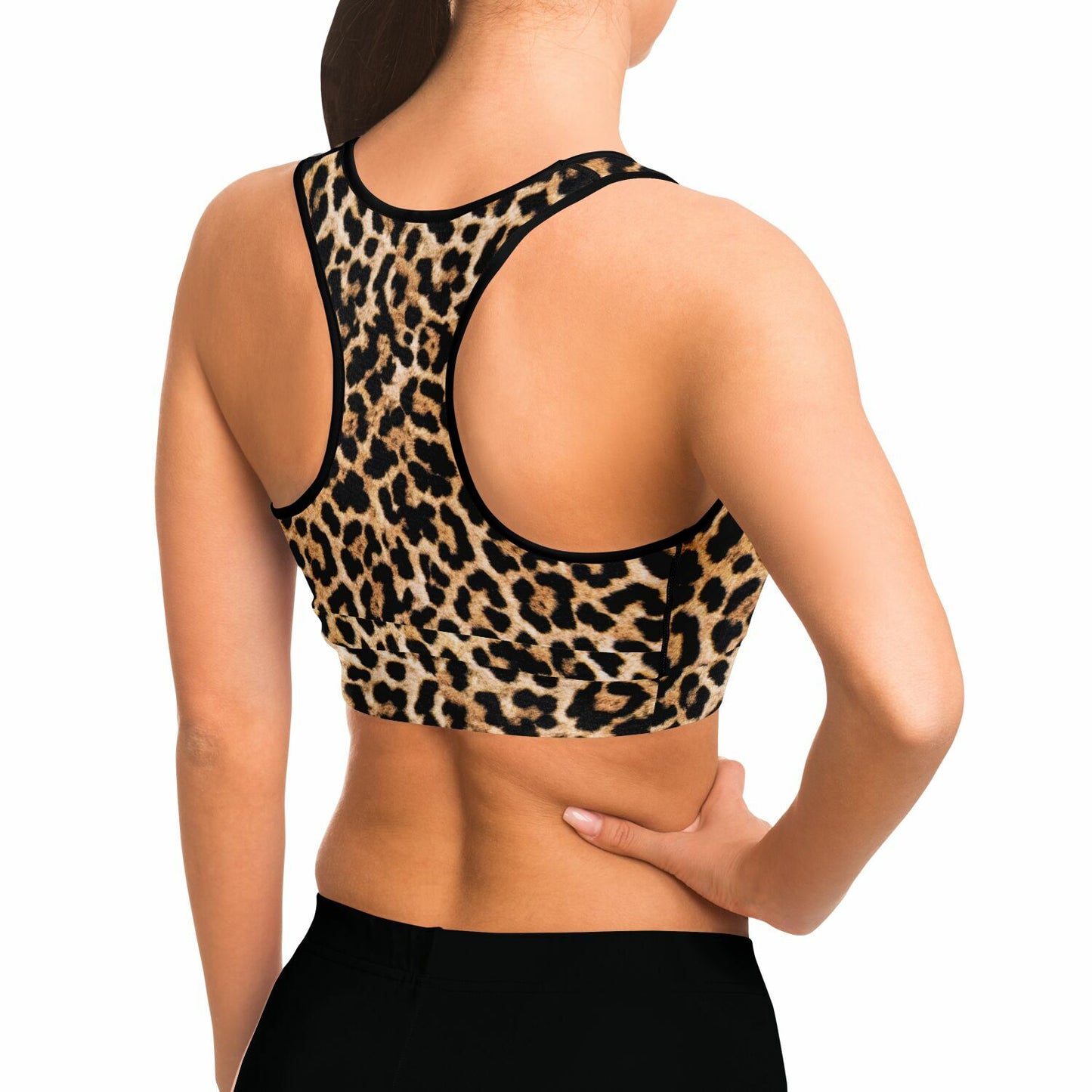 Sports Bra-Leopard