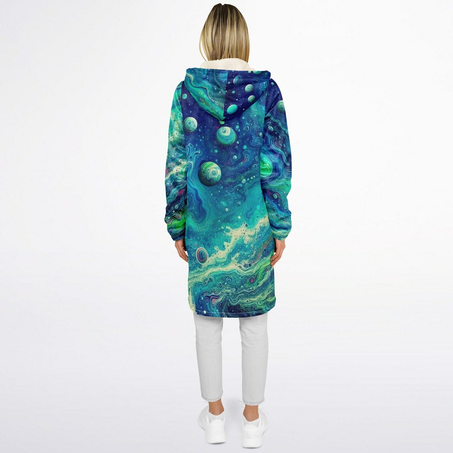 Neptunes Wave Zip up Cloak