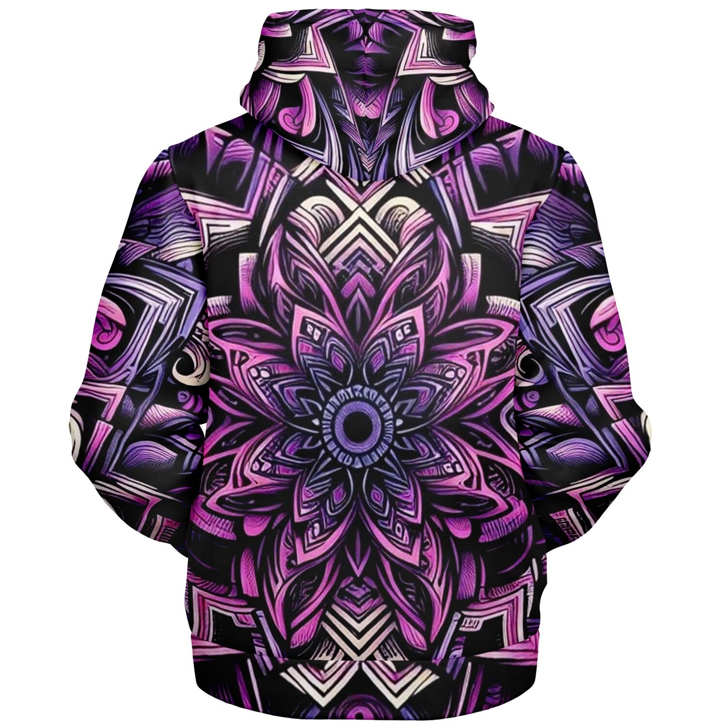 Amethyst Bloom Zip Up Hoodie