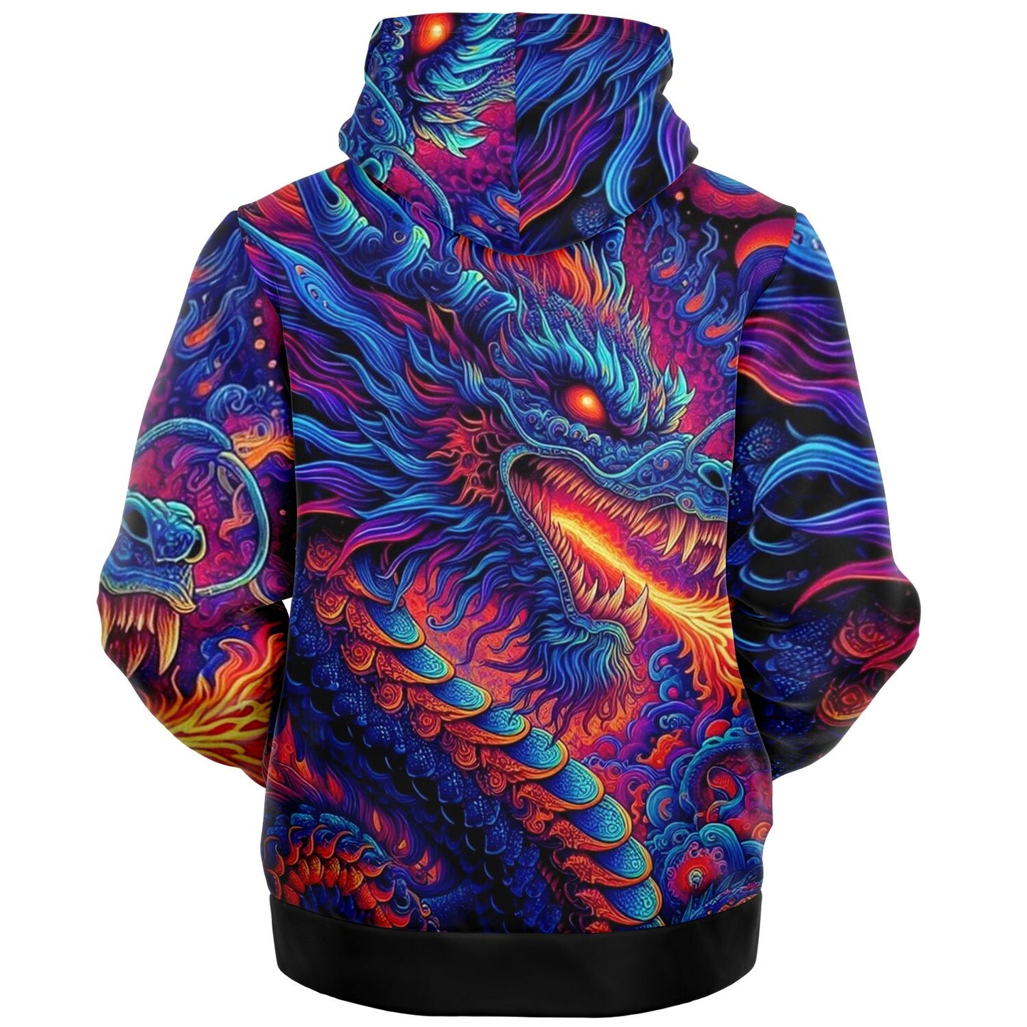 Dragon Zip Up Sherpa Hoodie