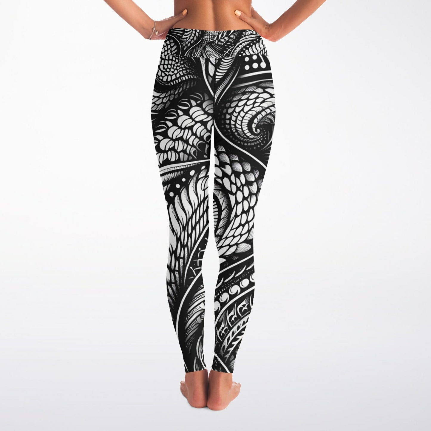 Yoga Leggings  Dragon