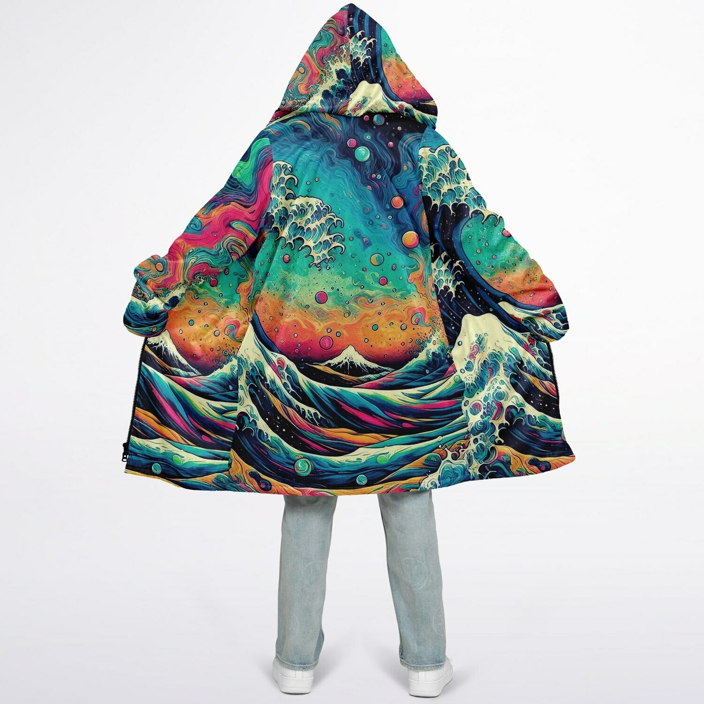 Ocean Zip up Cloak