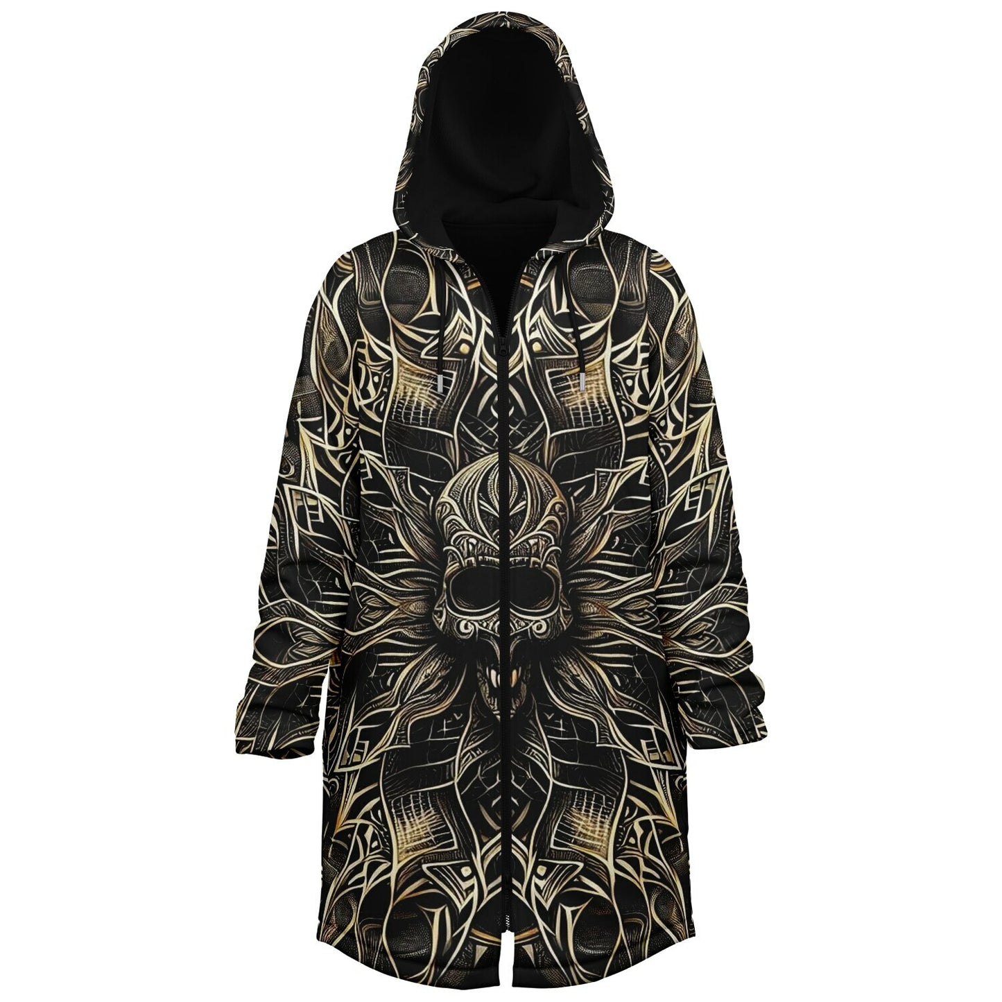 Mystic Skull Zip up Cloak