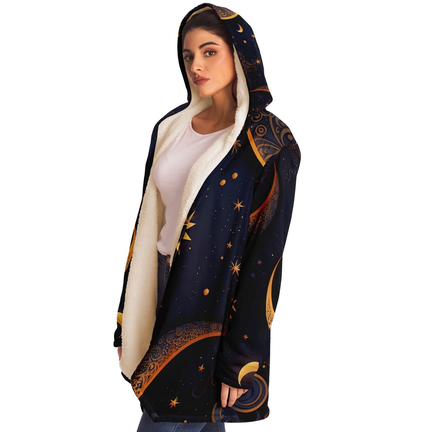 Moon Hooded cloak