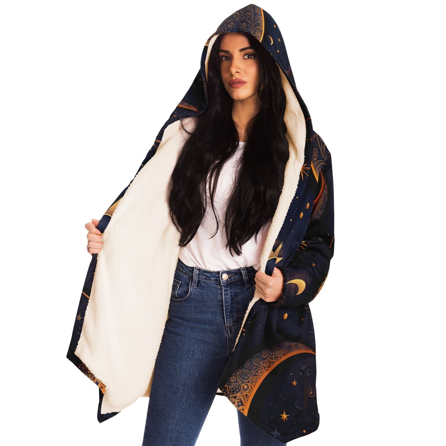 Moon Hooded cloak