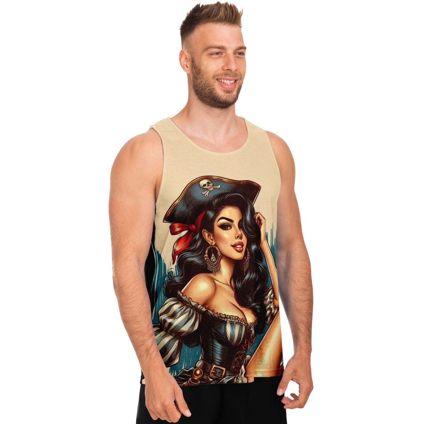 Pirate Pin Up Tank Top