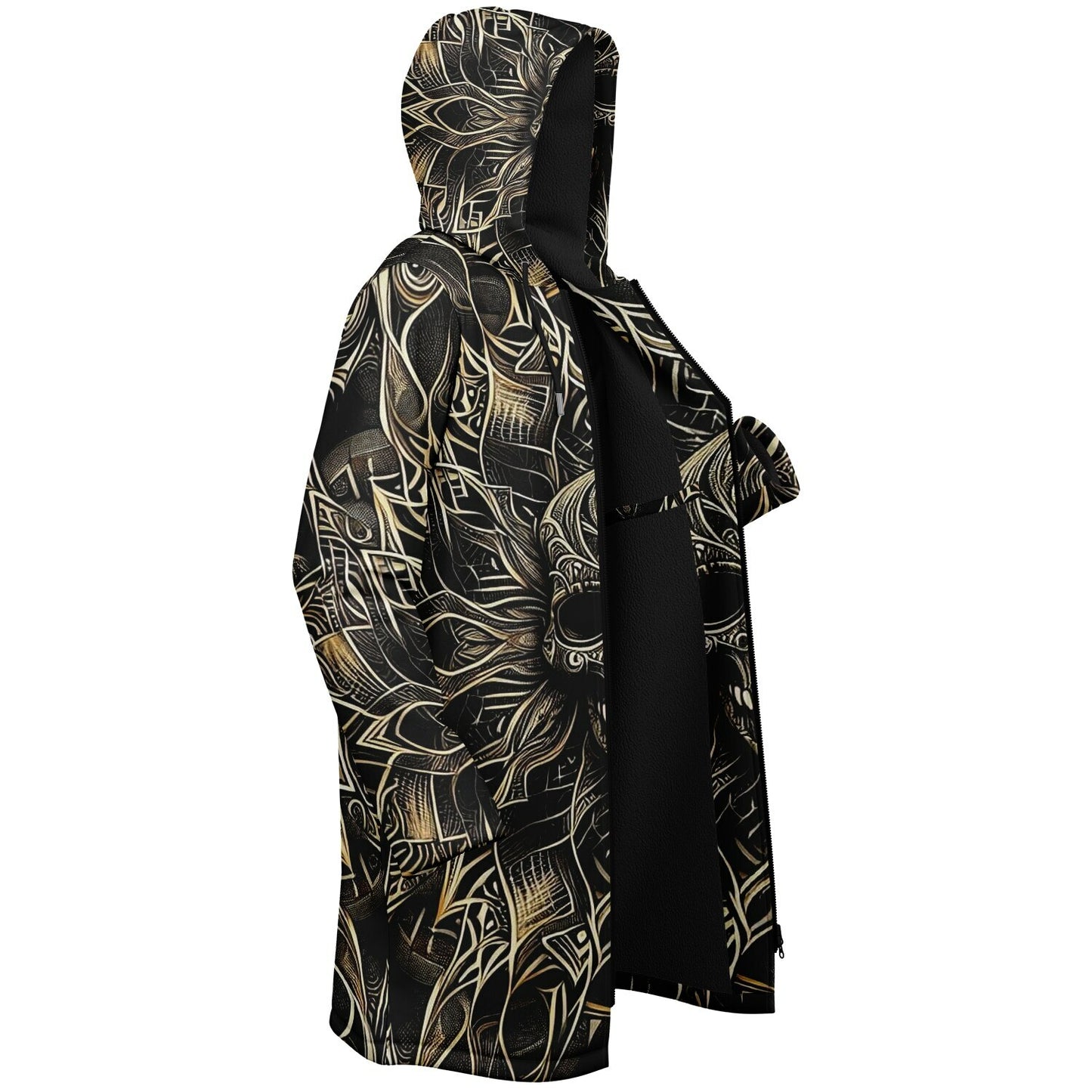 Mystic Skull Zip up Cloak