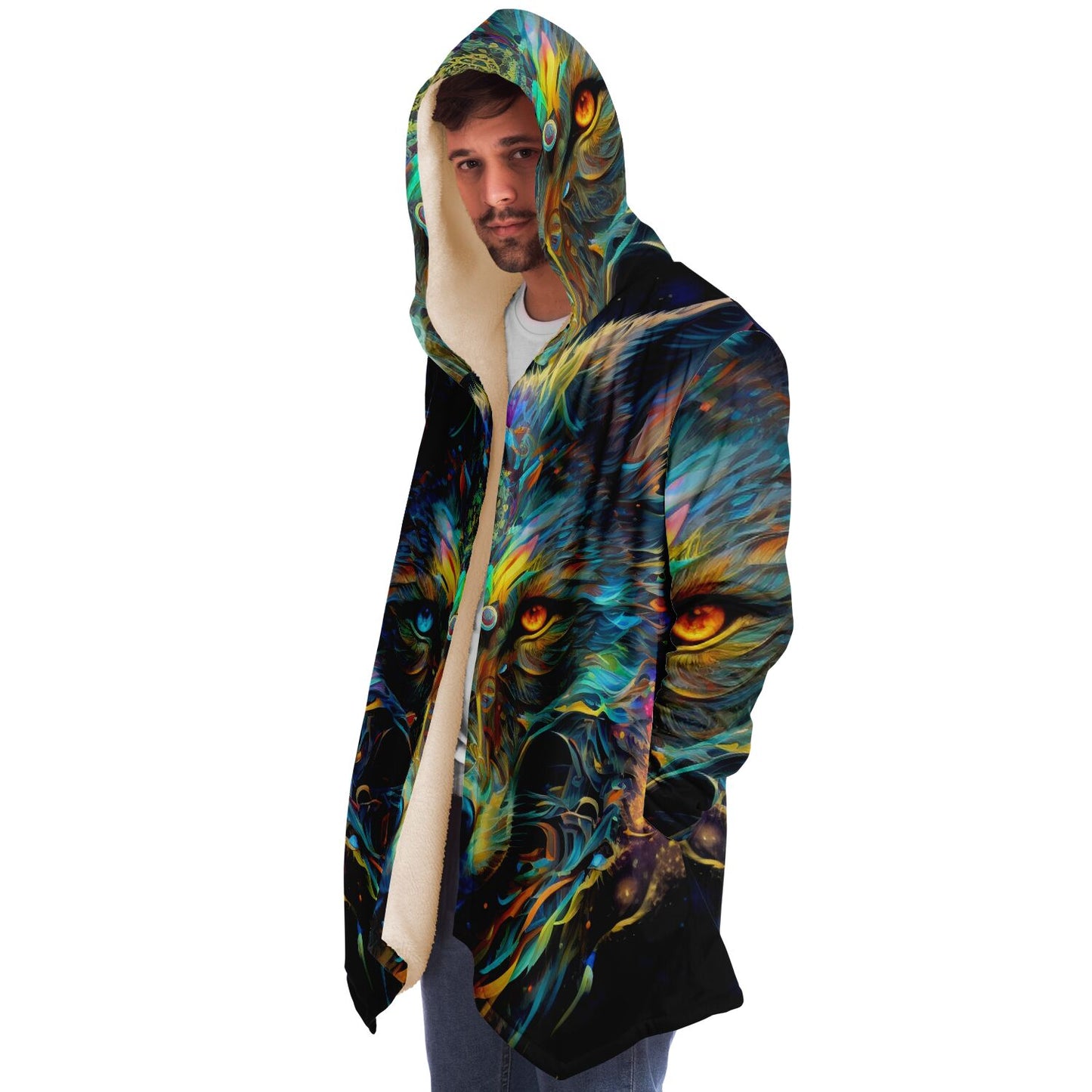 PSYCADELLIC WOLF cloak